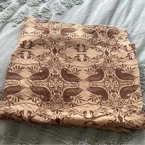 Kate Quinn the woods modal bird nouveau swaddle blanket